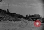 Image of bridge building across Naktong River Korea, 1950, second 58 stock footage video 65675052161