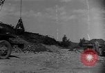 Image of bridge building across Naktong River Korea, 1950, second 61 stock footage video 65675052161