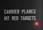 Image of rockets strafe enemy positions  Korea, 1950, second 4 stock footage video 65675052164