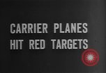 Image of rockets strafe enemy positions  Korea, 1950, second 5 stock footage video 65675052164