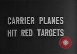 Image of rockets strafe enemy positions  Korea, 1950, second 6 stock footage video 65675052164
