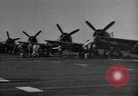 Image of rockets strafe enemy positions  Korea, 1950, second 8 stock footage video 65675052164
