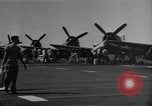 Image of rockets strafe enemy positions  Korea, 1950, second 10 stock footage video 65675052164