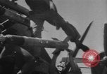 Image of rockets strafe enemy positions  Korea, 1950, second 30 stock footage video 65675052164