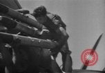 Image of rockets strafe enemy positions  Korea, 1950, second 31 stock footage video 65675052164