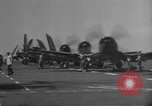 Image of rockets strafe enemy positions  Korea, 1950, second 51 stock footage video 65675052164