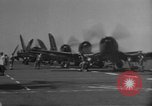 Image of rockets strafe enemy positions  Korea, 1950, second 52 stock footage video 65675052164