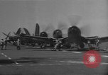 Image of rockets strafe enemy positions  Korea, 1950, second 55 stock footage video 65675052164