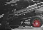 Image of rockets strafe enemy positions  Korea, 1950, second 62 stock footage video 65675052164