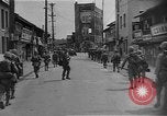 Standbild erste marines Division während des Korea Krieges Inchon Incheon South Korea, 1950, aus Sekunde 17 historischem Filmmaterial Videoclip 65675052167