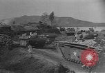 Image of Han River crossing by U.S. troops near Seoul Korea, 1950, second 9 stock footage video 65675052168