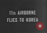 Image of 11th Airborne at Ashiya during Korean War Korea, 1950, second 1 stock footage video 65675052171