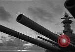Image of USS Missouri fires on coastal positions Korea, 1950, second 32 stock footage video 65675052172