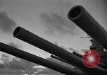 Image of USS Missouri fires on coastal positions Korea, 1950, second 33 stock footage video 65675052172