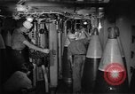 Image of USS Missouri fires on coastal positions Korea, 1950, second 39 stock footage video 65675052172