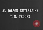 Immagine di Al Jolson Pusan Corea, 1950, secondo 1 filmato di repertorio 65675052174