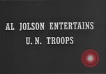 Immagine di Al Jolson Pusan Corea, 1950, secondo 7 filmato di repertorio 65675052174