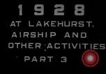 Immagine di LZ-127 Graf Zeppelin dirigibile Lakehurst New Jersey USA, 1928, secondo 1 filmato di repertorio 65675052188