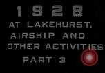 Immagine di LZ-127 Graf Zeppelin dirigibile Lakehurst New Jersey USA, 1928, secondo 6 filmato di repertorio 65675052188