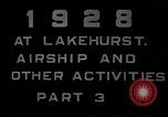 Immagine di LZ-127 Graf Zeppelin dirigibile Lakehurst New Jersey USA, 1928, secondo 7 filmato di repertorio 65675052188