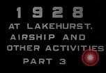 Immagine di LZ-127 Graf Zeppelin dirigibile Lakehurst New Jersey USA, 1928, secondo 12 filmato di repertorio 65675052188