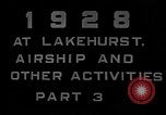 Immagine di LZ-127 Graf Zeppelin dirigibile Lakehurst New Jersey USA, 1928, secondo 15 filmato di repertorio 65675052188
