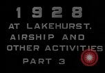 Immagine di LZ-127 Graf Zeppelin dirigibile Lakehurst New Jersey USA, 1928, secondo 18 filmato di repertorio 65675052188