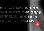 Immagine di LZ-127 Graf Zeppelin dirigibile Lakehurst New Jersey USA, 1928, secondo 23 filmato di repertorio 65675052188