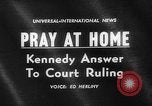 Standbild John F Kennedy fordert Gebet Washington DC USA, 1962, aus Sekunde 3 historischem Filmmaterial Videoclip 65675052196