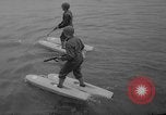 Image of troops walking on water Washington DC USA, 1962, second 13 stock footage video 65675052198