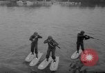 Image of troops walking on water Washington DC USA, 1962, second 20 stock footage video 65675052198