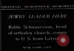 Image of Rabi Schnayerson New York United States USA, 1929, second 6 stock footage video 65675052215
