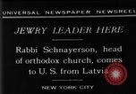 Image of Rabi Schnayerson New York United States USA, 1929, second 7 stock footage video 65675052215