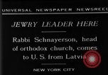 Image of Rabi Schnayerson New York United States USA, 1929, second 9 stock footage video 65675052215