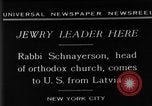 Image of Rabi Schnayerson New York United States USA, 1929, second 10 stock footage video 65675052215