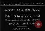 Image of Rabi Schnayerson New York United States USA, 1929, second 12 stock footage video 65675052215