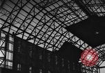 Image of newly constructed airship hangar Friedrichshafen Germany, 1929, second 16 stock footage video 65675052216
