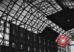 Image of newly constructed airship hangar Friedrichshafen Germany, 1929, second 17 stock footage video 65675052216