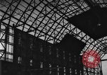 Image of newly constructed airship hangar Friedrichshafen Germany, 1929, second 18 stock footage video 65675052216