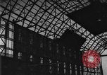 Image of newly constructed airship hangar Friedrichshafen Germany, 1929, second 19 stock footage video 65675052216