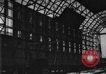 Image of newly constructed airship hangar Friedrichshafen Germany, 1929, second 24 stock footage video 65675052216