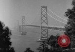 Standbild offizielle Eröffnung des San Francisco Oakland Bay Bridge San Francisco California USA, 1936, aus Sekunde 1 historischem Filmmaterial Videoclip 65675052223