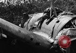 Image of wreckage of Japanese plane Burma, 1944, second 13 stock footage video 65675052238