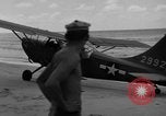 Standbild US Army Piloten fliegen Stinson L-5 Sentinal Flugzeug Palawan Philippinen, 1945, aus Sekunde 30 historischem Filmmaterial Videoclip 65675052254