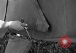 Image of Crashed Piper Cub (L-4) airplane prepared for towing Italy, 1944, second 38 stock footage video 65675052267