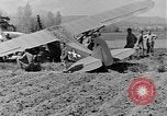 Image of Crashed Piper Cub (L-4) airplane prepared for towing Italy, 1944, second 47 stock footage video 65675052267