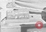 Image of Inverted US Army Stinson L-5 plane on field Italy, 1944, second 1 stock footage video 65675052268