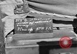 Image of Inverted US Army Stinson L-5 plane on field Italy, 1944, second 4 stock footage video 65675052268