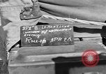 Image of Inverted US Army Stinson L-5 plane on field Italy, 1944, second 5 stock footage video 65675052268