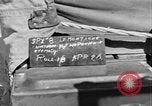 Image of Inverted US Army Stinson L-5 plane on field Italy, 1944, second 6 stock footage video 65675052268